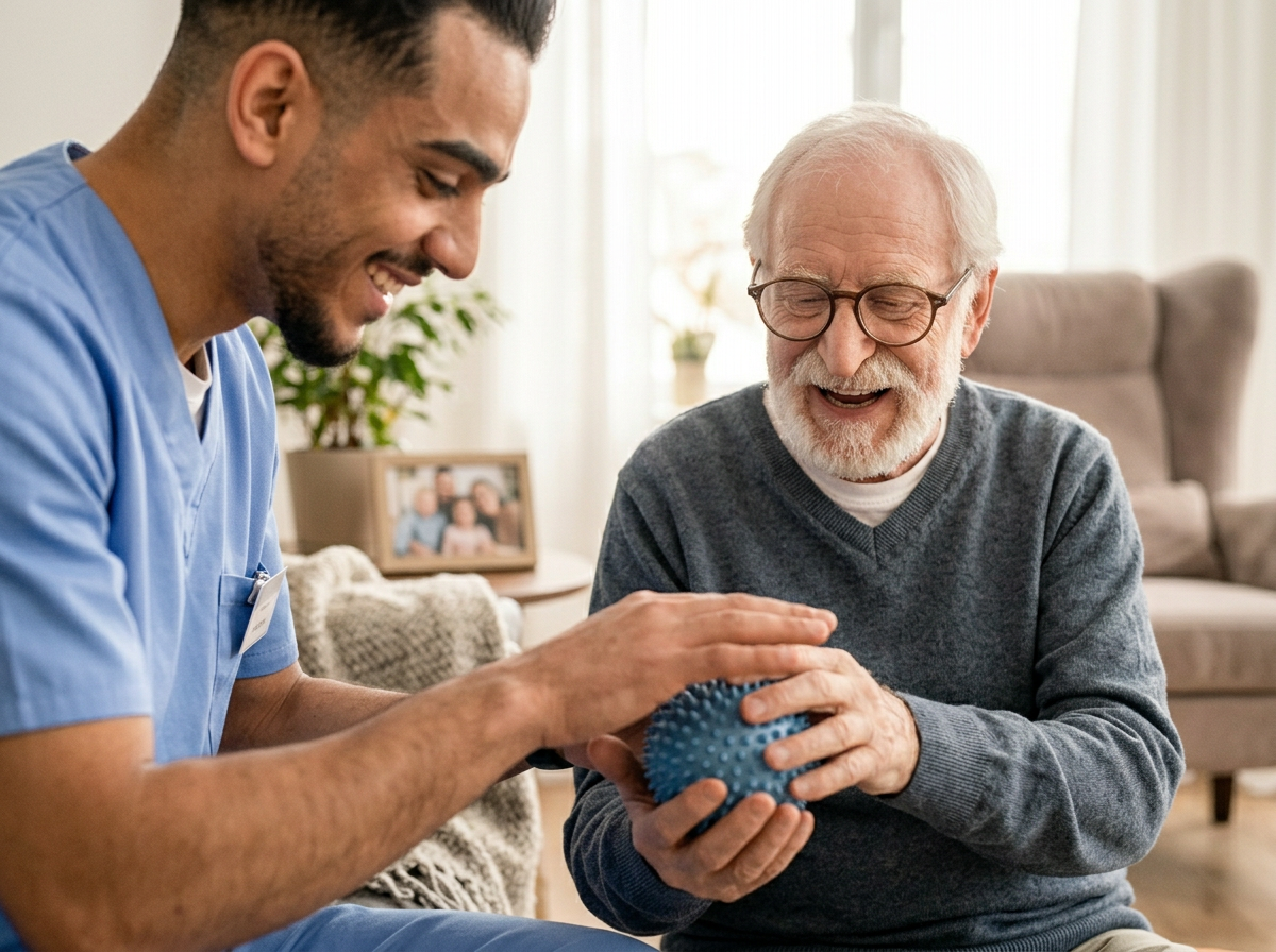 Hands gently supporting one another, symbolizing care and trust